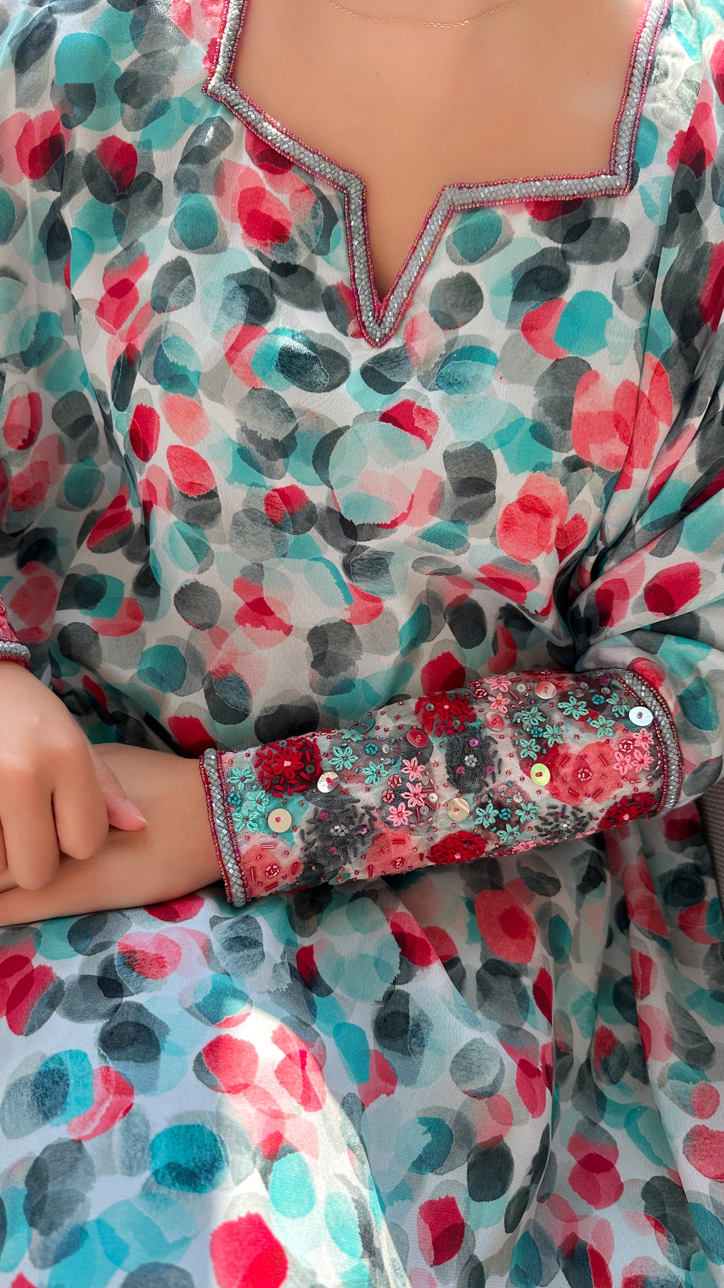 Floral Polka dots