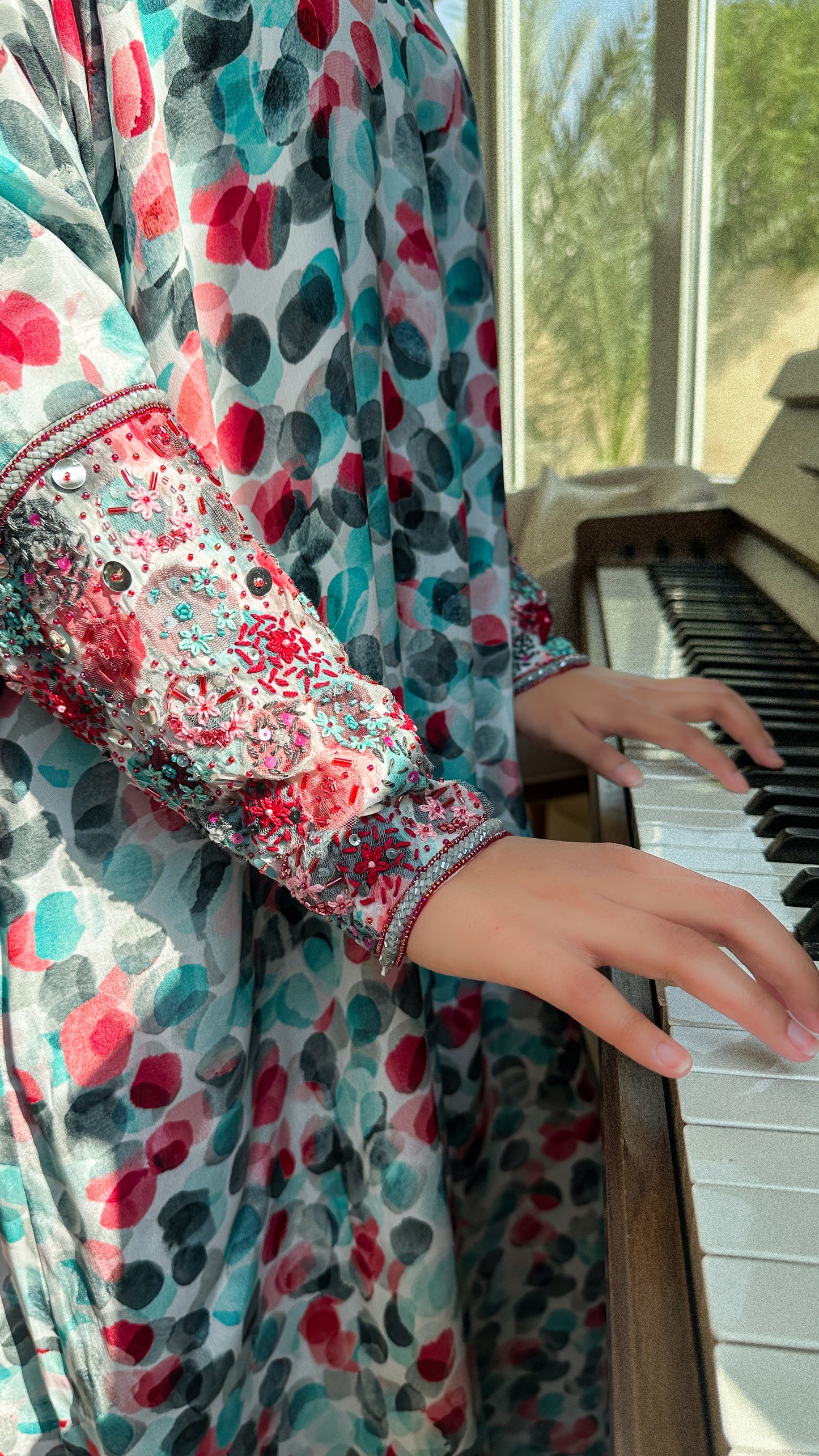 Floral Polka dots