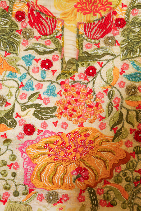 Saffron & Coral Symphony