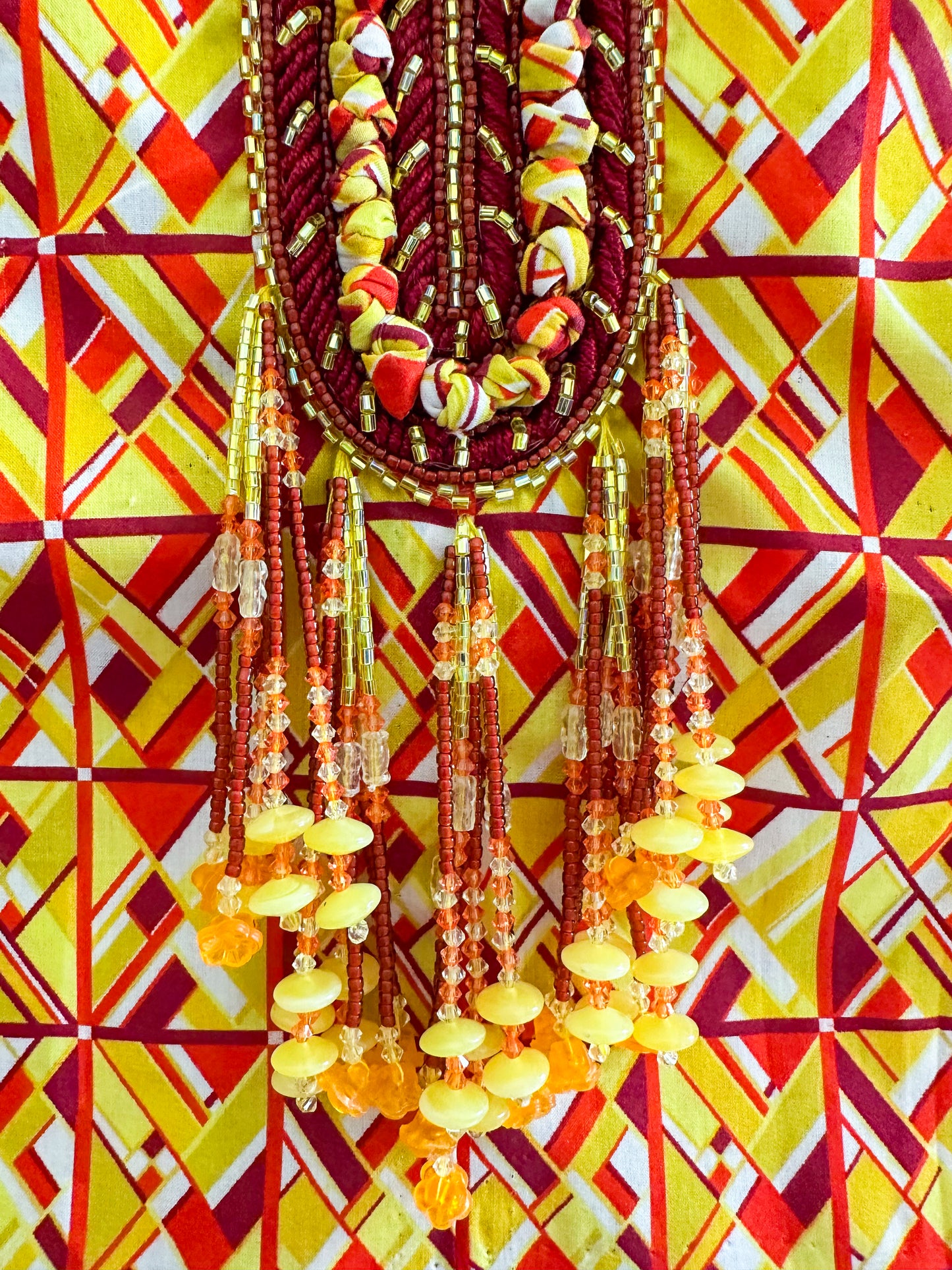 Abstract tassels