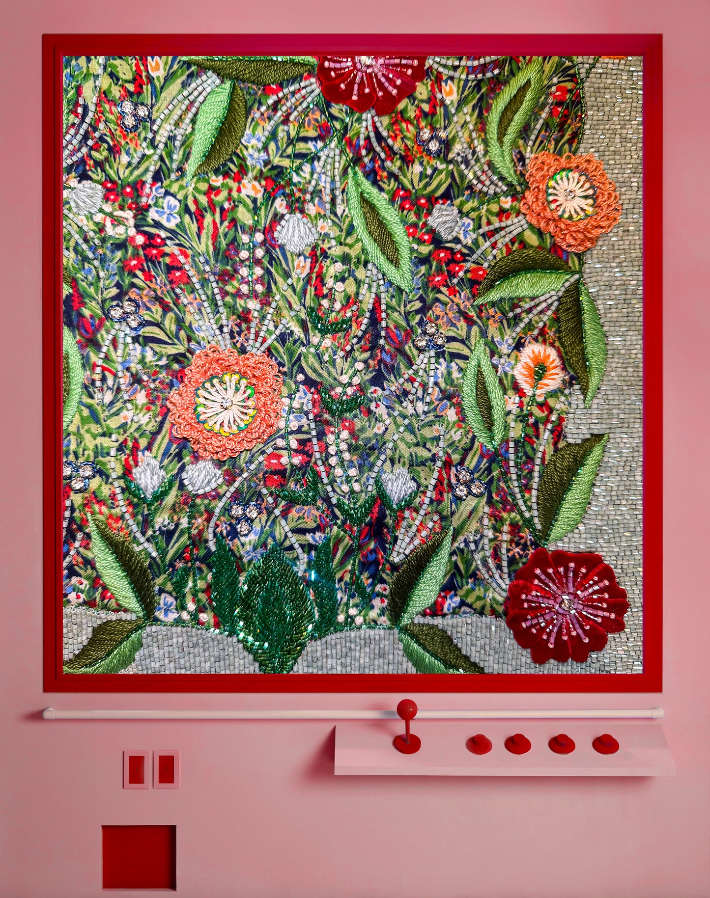 Dazzling garden - red