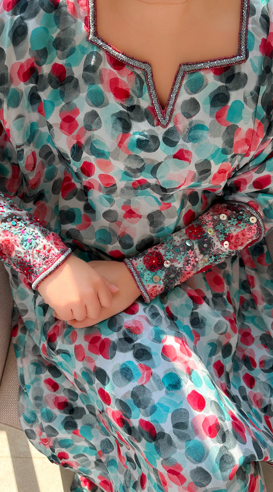 Floral Polka dots