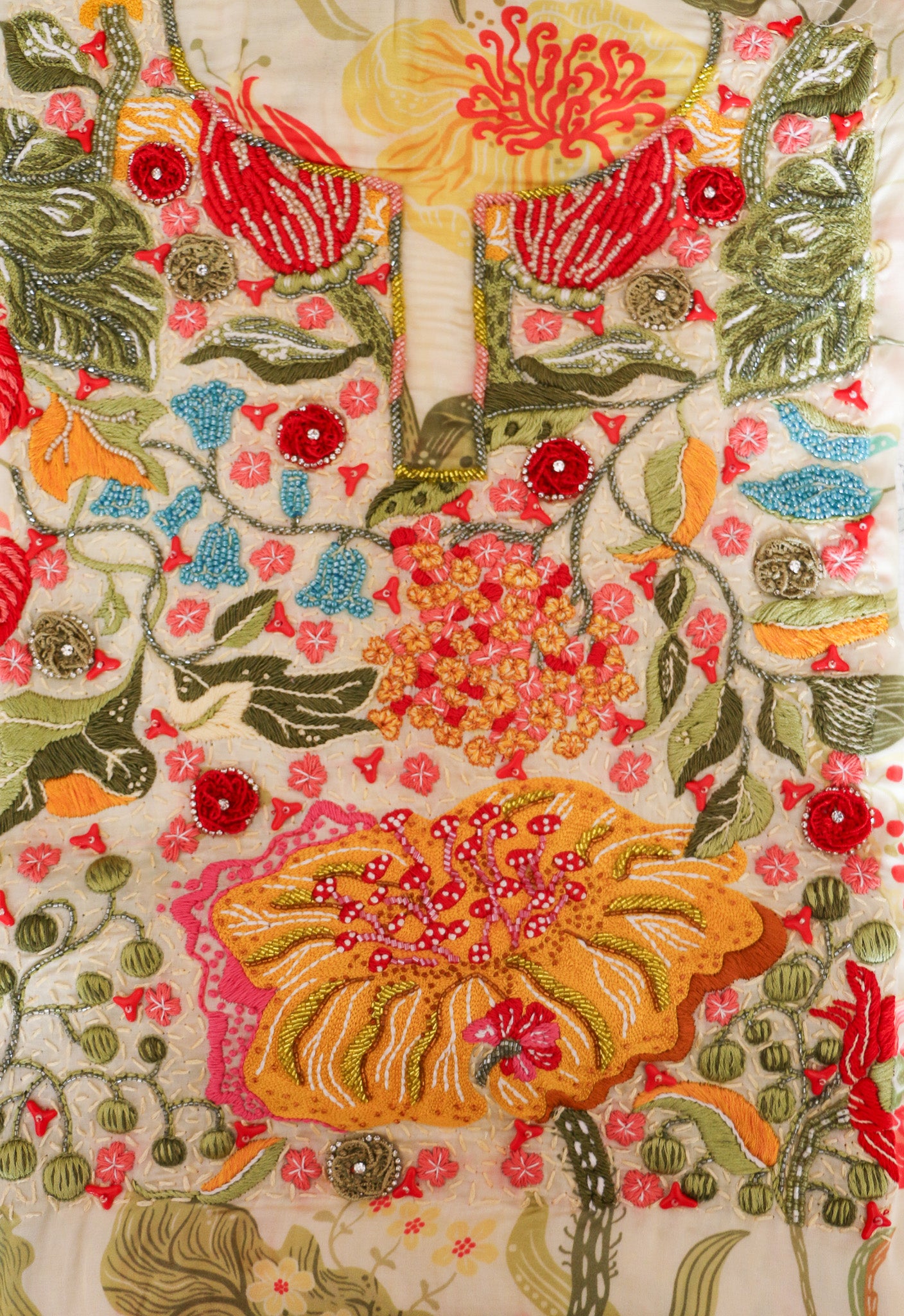 Saffron & Coral Symphony