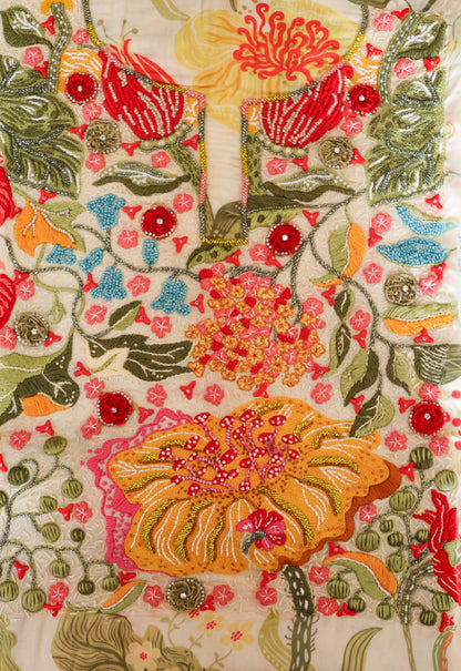 Saffron & Coral Symphony