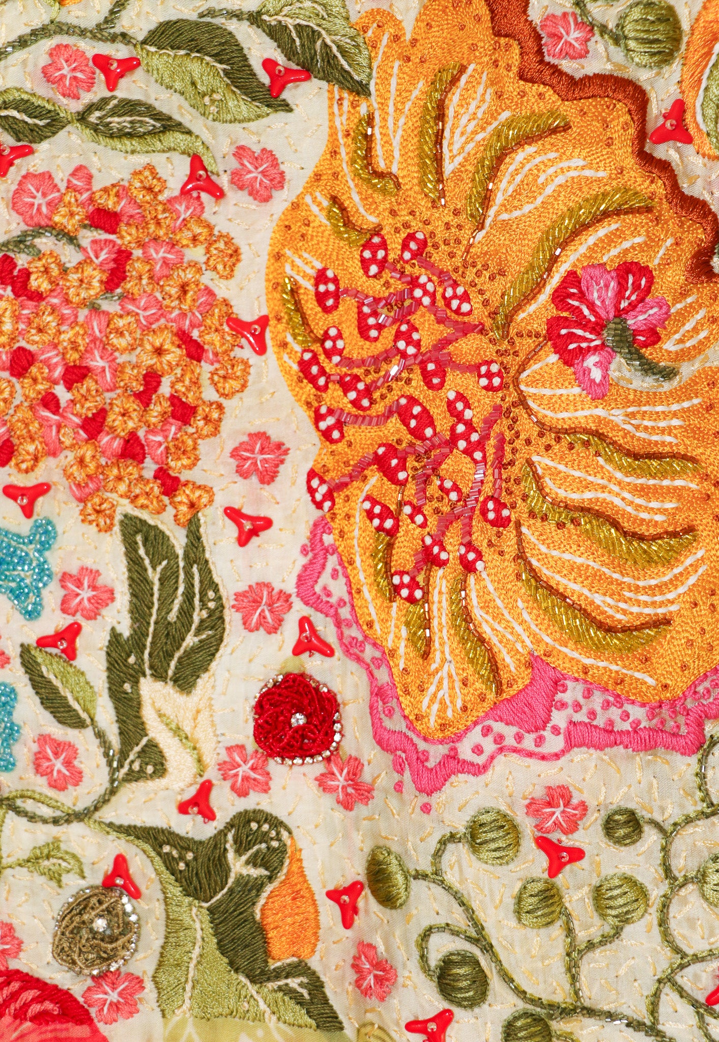 Saffron & Coral Symphony