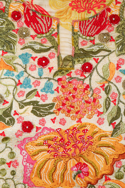 Saffron & Coral Symphony