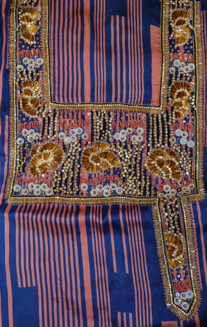 Vintage Radiance: A Tale in Sequins & Silk