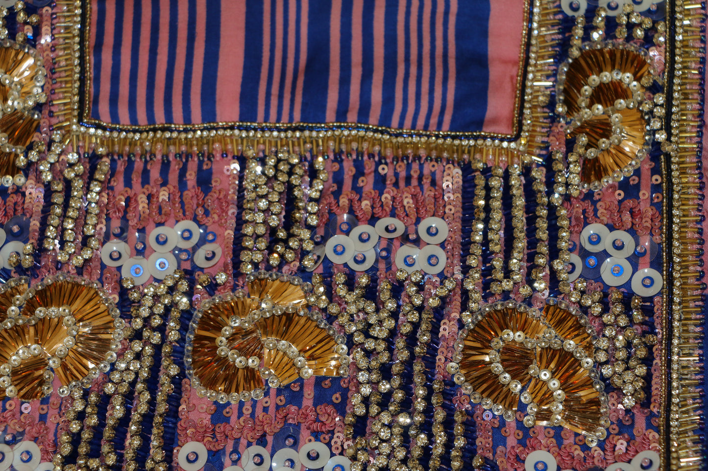 Vintage Radiance: A Tale in Sequins & Silk