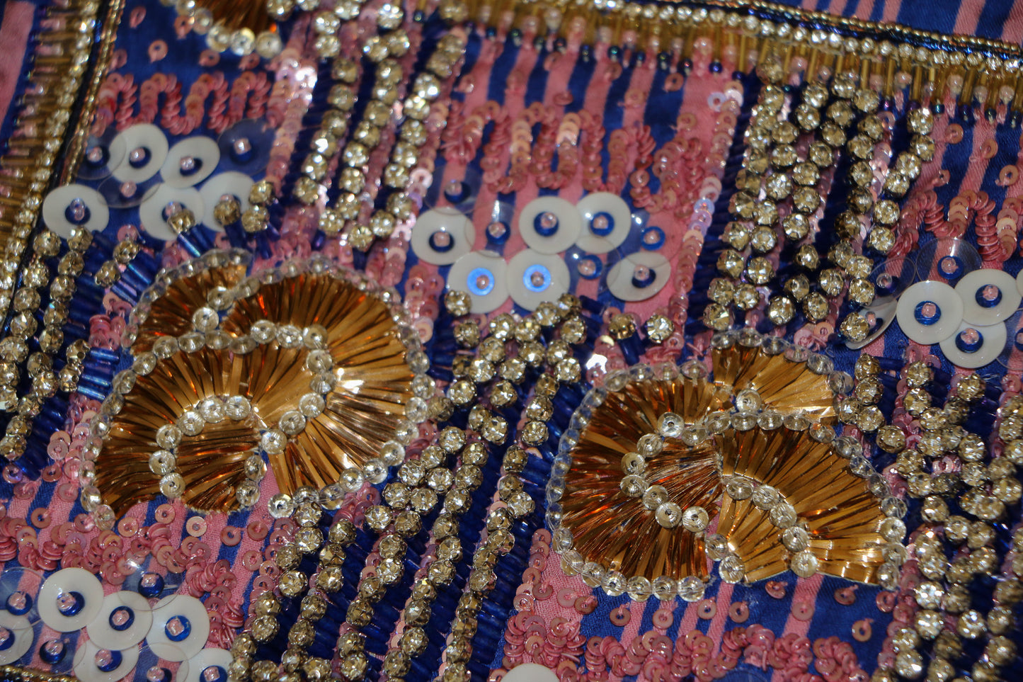 Vintage Radiance: A Tale in Sequins & Silk