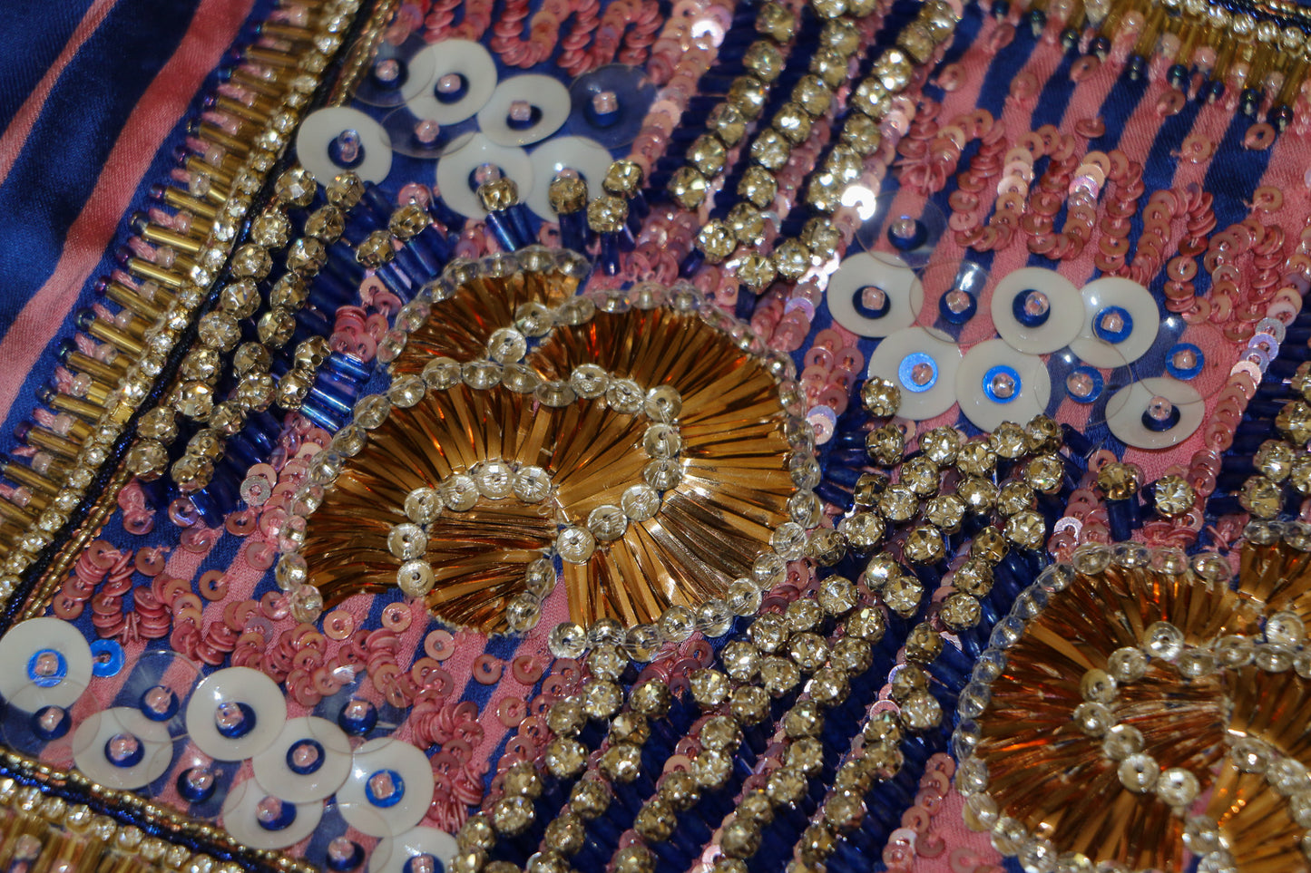 Vintage Radiance: A Tale in Sequins & Silk