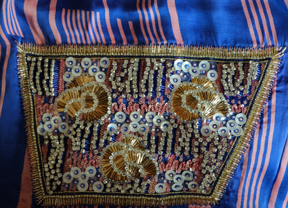 Vintage Radiance: A Tale in Sequins & Silk