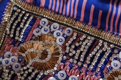 Vintage Radiance: A Tale in Sequins & Silk