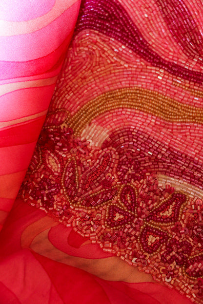 The Rosy Ripple Tapestry